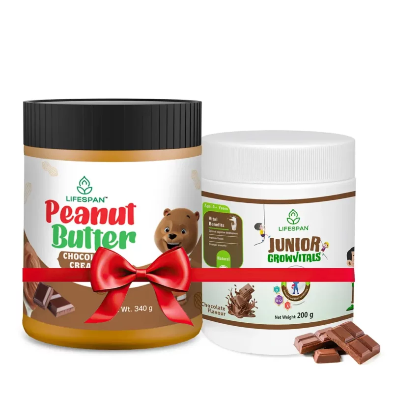 Lifespan's Junior Growvitals & Chocolate Creamy Peanut Butter (1)