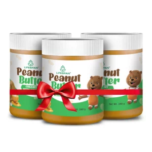 Lifespan Creamy peanut butter with honey (1) pack of 3